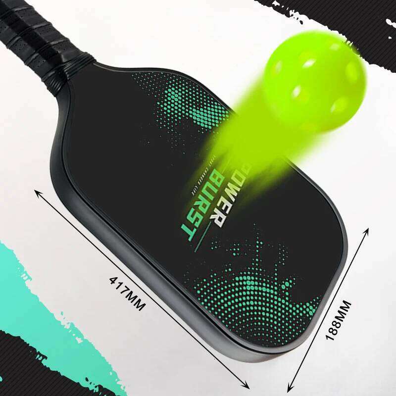 Professional T300 Carbon Fiber Pickleball Paddle, Ultra-Lightweight Design, Shock Absorption Grip, High-performance tennis racket