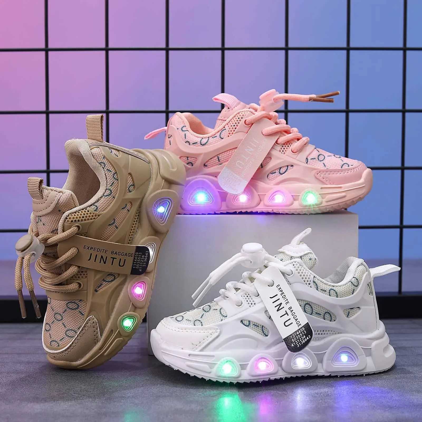 LED Baby Luminous Shoes LED Light Up Shoes For Girls Toddler Walking Shoes Girls Kids Children Baby Casual Sneaker for Boy Kid Z250618