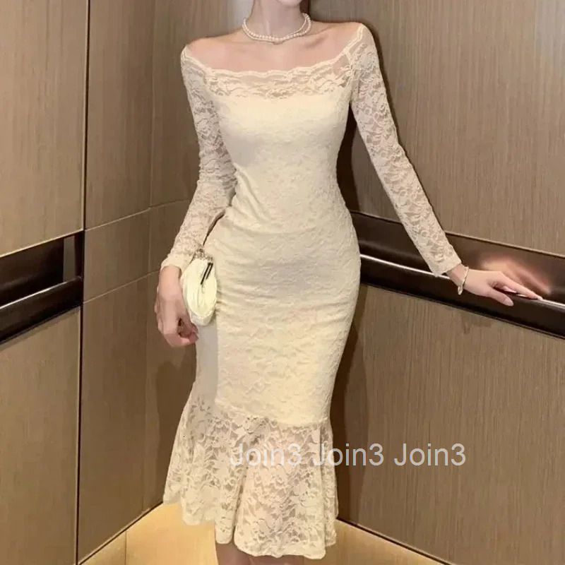 Tight Sexy Coquette Clothes Corset Bodycon Dresses for Women Y2k On Sale Clearance Full New Features of Woman Long Sleeve Dress