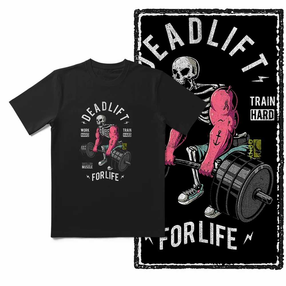 Cotton Exclusive Graphic Men T shirt for men cotton Big Size Cool BLACK men's novelty tee shirt