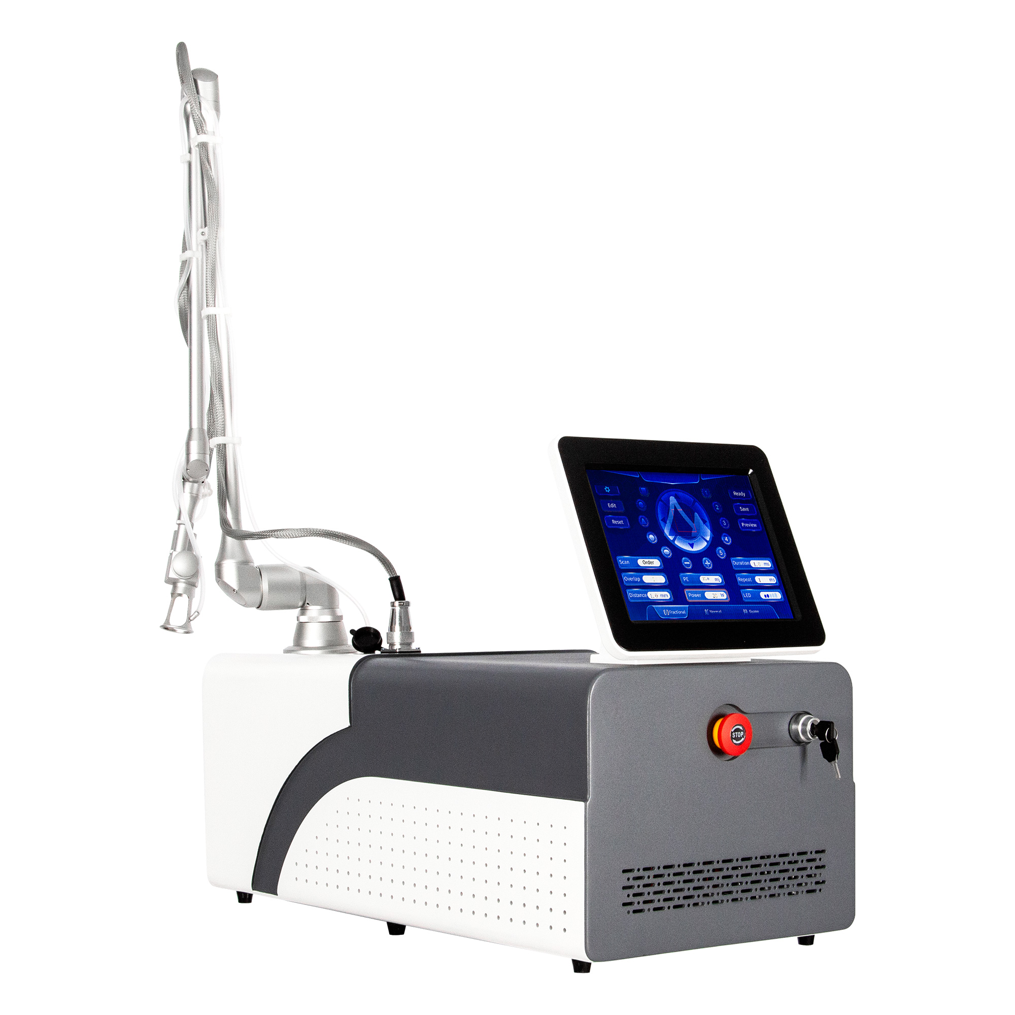 Professional Portable Fractional CO2 Laser Machine 4D Device For Stretch Mark Acne Scar Removal Skin Rejuvenation Salon Clinic Use