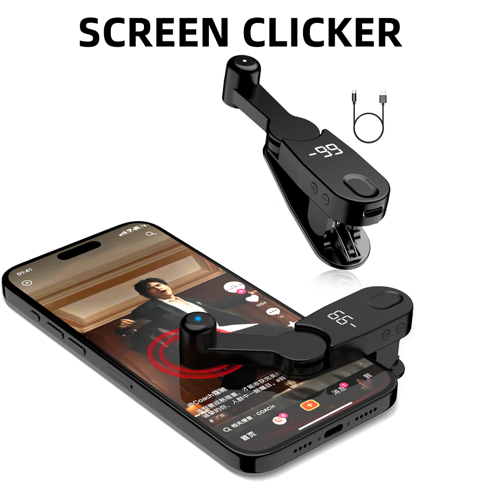 Automatic Phone Screen Tapping Device - Remote Control Clicker with Simulation Technology