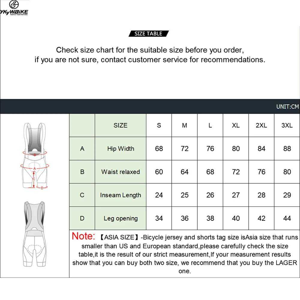 YKYWBIKE Cycling Bib Shorts Men Outdoor Wear Bike Ride 6 Hours Padded Riding Bib Tights Bicyc Mens Cycling Clothing Mtb ShortXJ250619
