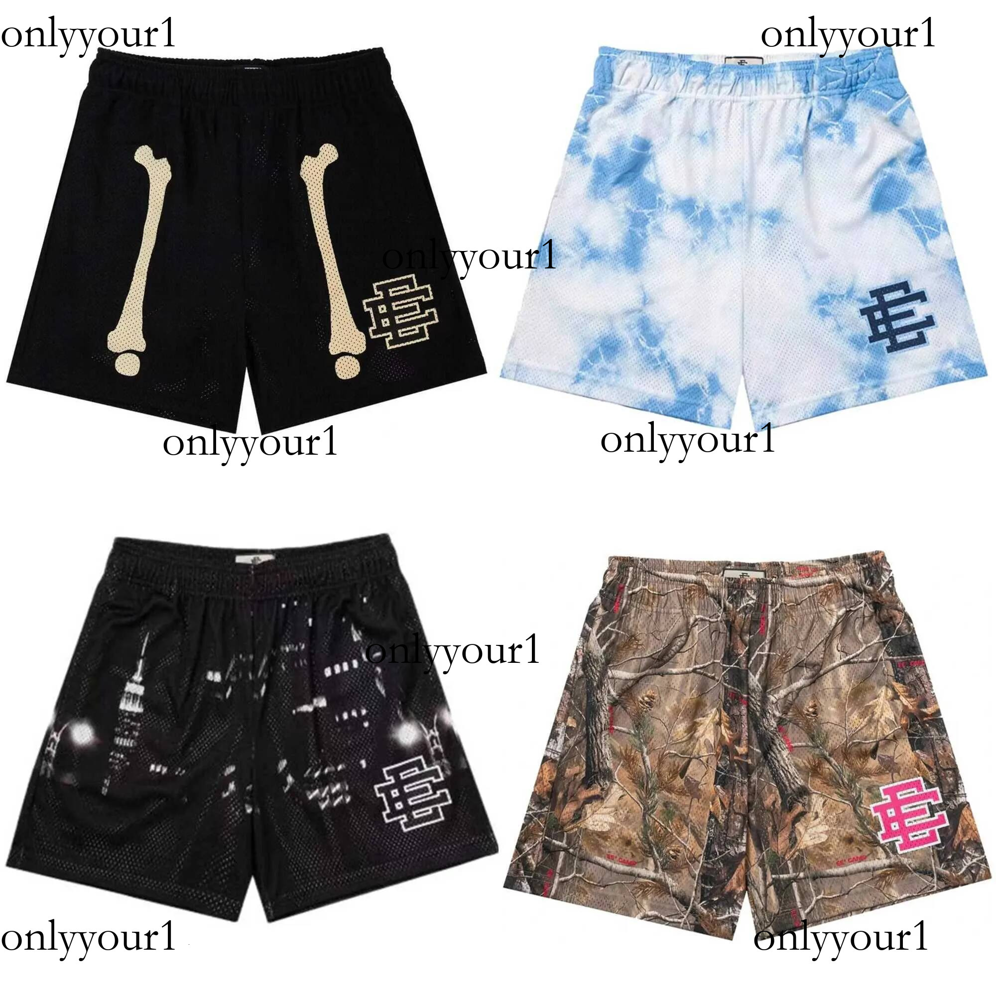 Men's Shorts EE Basic erick emanuel Shorts NEW mens casual shorts fitness sports ere emanel pants summer gym workout Men Women Classic GYM Mesh Shorts 2e1