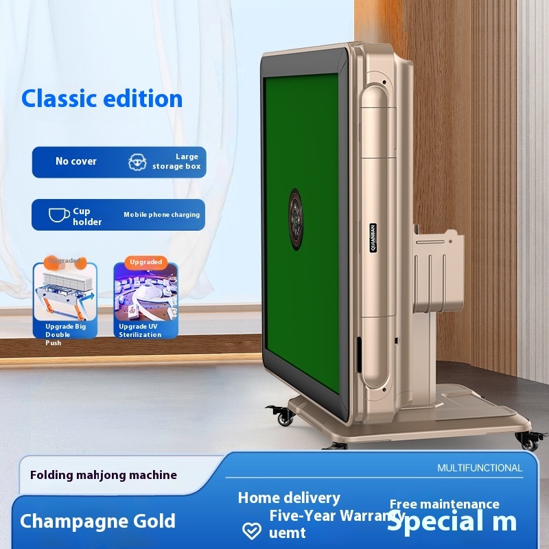 Fully Automatic Dual-use Dining Home Heating Folding Mahjong Table Roller Coaster x87 hot-sale products Before placing an order