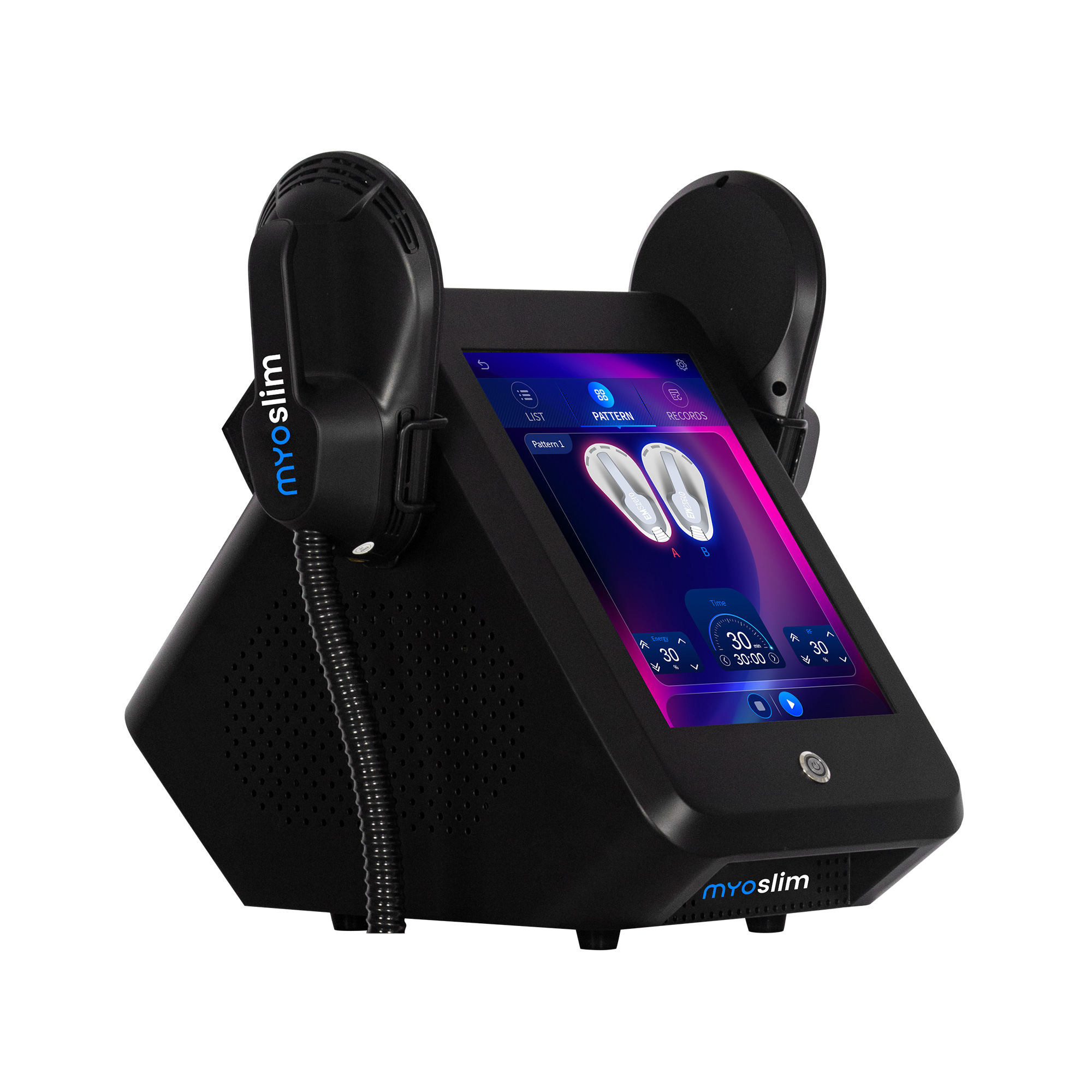 2025 New Myoslim Portable RF Muscle Toner For Slimming And Body Contouring Electromagnetic Fitness Equipment For Weight Management And Toning