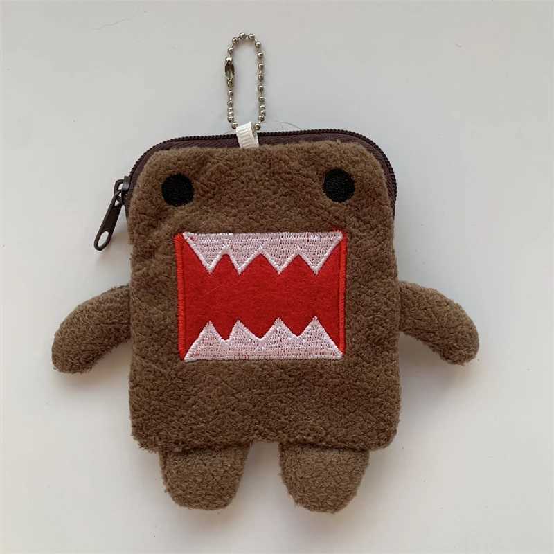 Domo Kun Plush Coin Purse Cute Keychain Wallet Anime Body Mini Small Coin Pouch Case Z250619