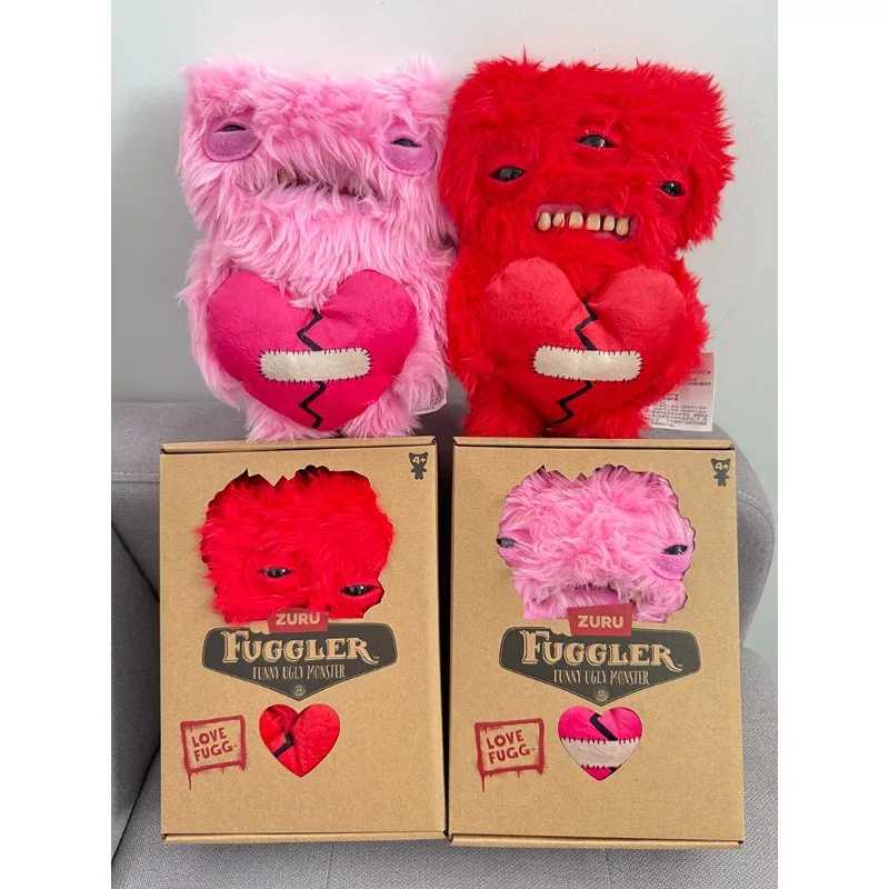 Fuggler Soft Plush Doll Love Series Teeth Monster Ugly Cute Toys 22cm Figures Funny Valentines Day Birthday Trend Gifts Z250619