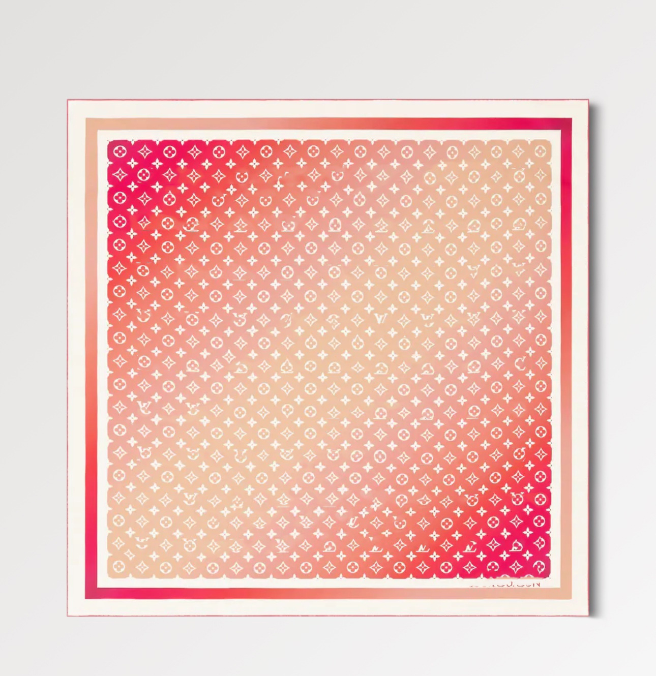 M79859 25ss 90*90cm Designer Silk Scarf v Twill 100% Mulberry silk square hand-rolled edge 18mm women Spring/Summer headband Designer shawl Four Seasons Silk scarf