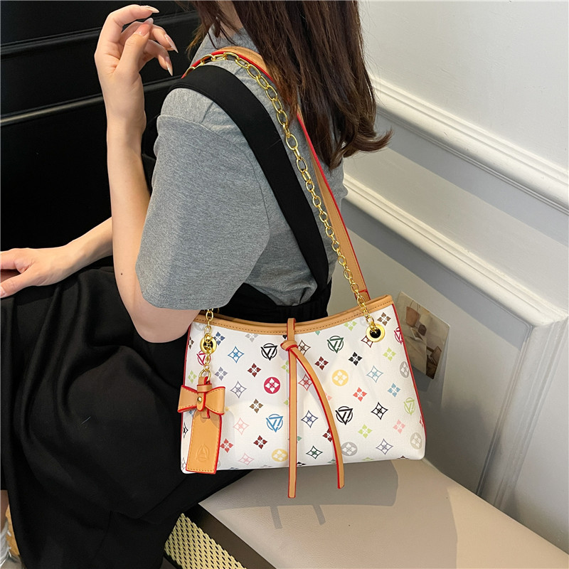 Designer Bag Luxury Bag Hot Free Shipping Designer Shoulder For Woman Outdoor Casual Shoulder Bag Flap Patchwork Vintage Cross White Brown