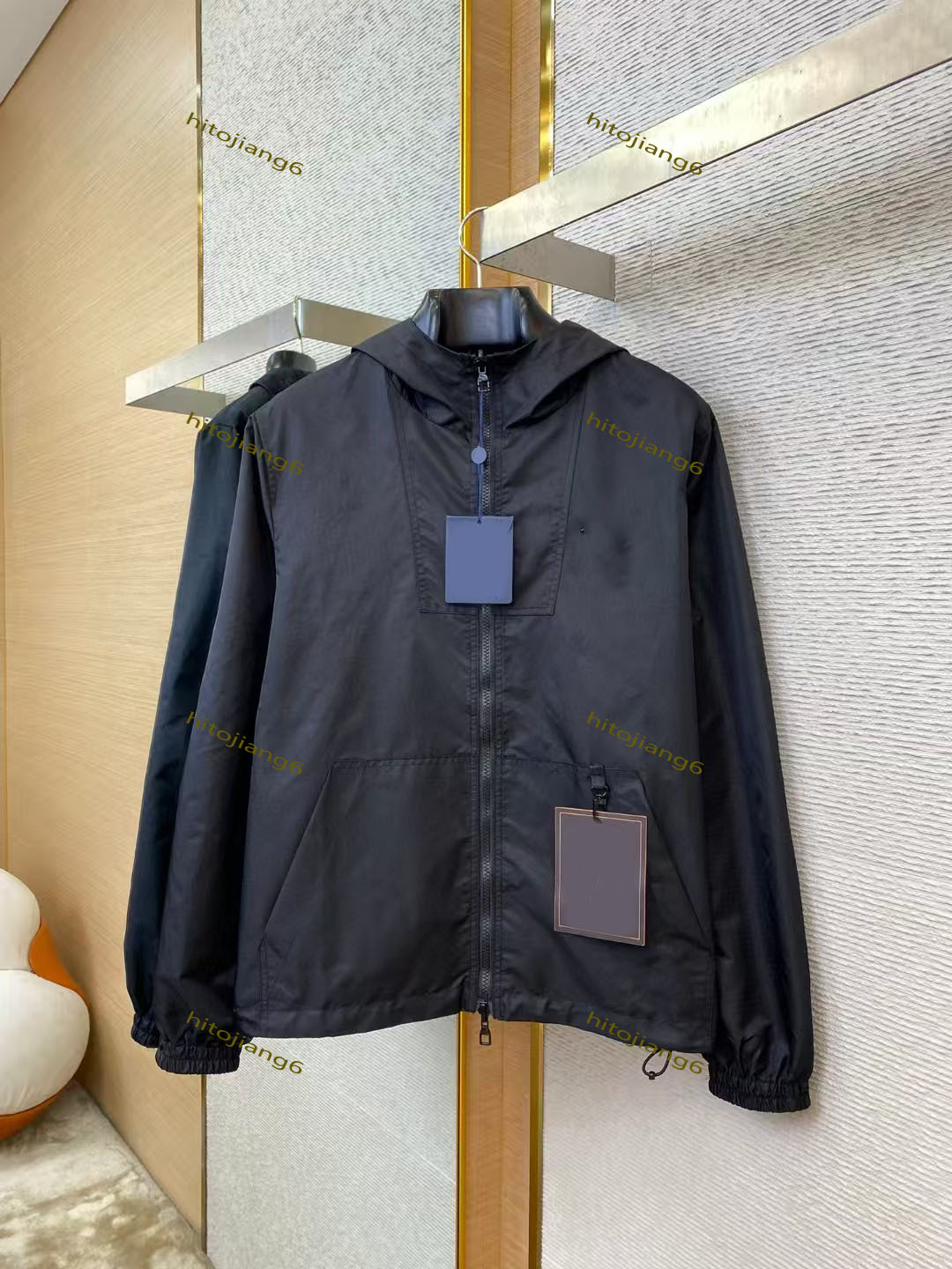 Designer 2024fw new detachable shirt cargo jacket couple casual jacket highest version recycled nylon fabric11