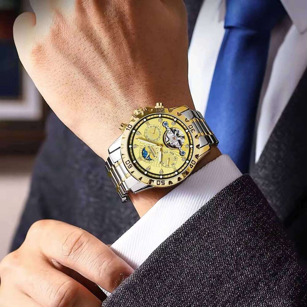Elegant DHgadgets Chronometer Model 1412 Unisex High-Precision Astronomical Wristwatch
