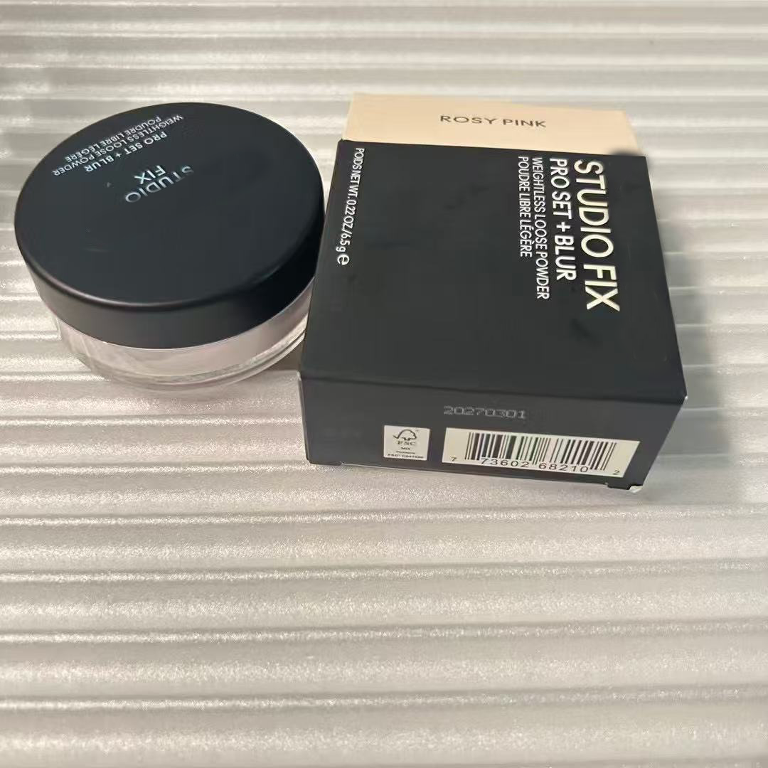 Loose Powder 6.5g Lavender Rosy Pink Flawless And Light Makeup Setting Powder Skin Smoothing Long Lasting Oil Control Brightening Matte Pore Concealin