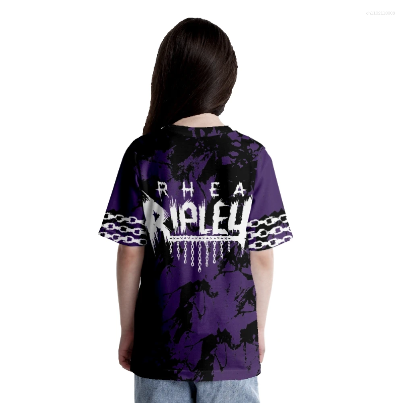 Men's T Shirts Rhea Ripley Merch T-shirt Men Short Sleeve Women Funny Tee Unisex Harajuku Tops