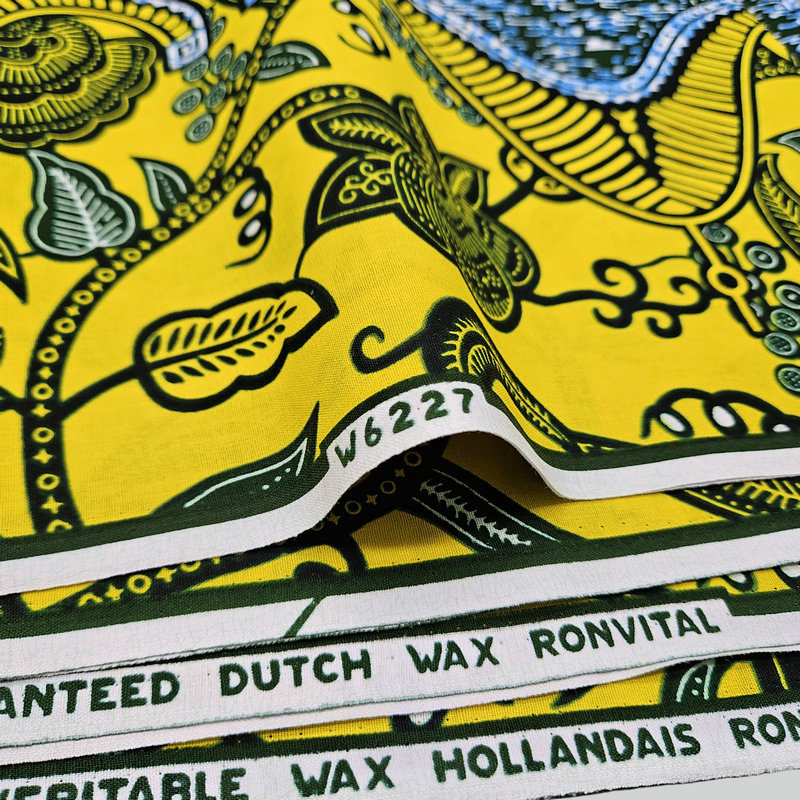 Elegant Veritable Hollandais Wax Printed Textiles | Ideal for Handmade Garments and DIY for Crafting Clothes & Accessories