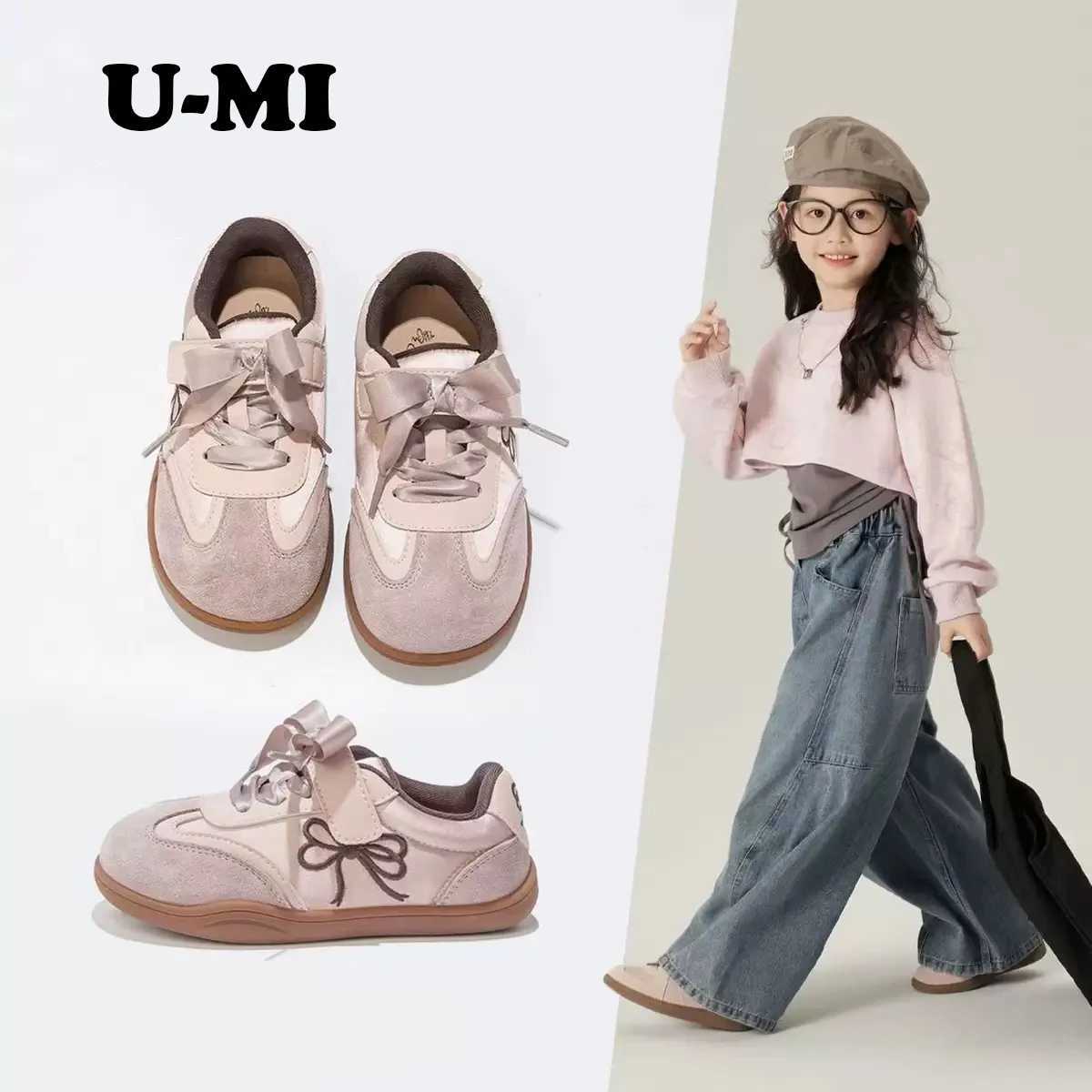 Childrens Board Shoes Four Seasons Models Casual Girls Sneakers Two-Color Non-slip Round Head Cute Casual Lace-up Kids Shoes M250619