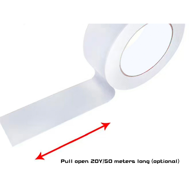 Golf club grip double-sided tape is non residue and easy to tear