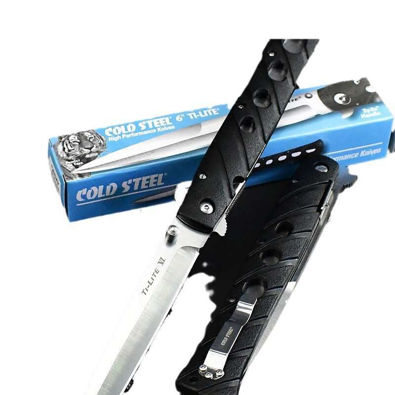Cold Steel 26 Survival Self-Defense High Hardness Outdoor Folding Portable Camping Pocket Knife Sharp