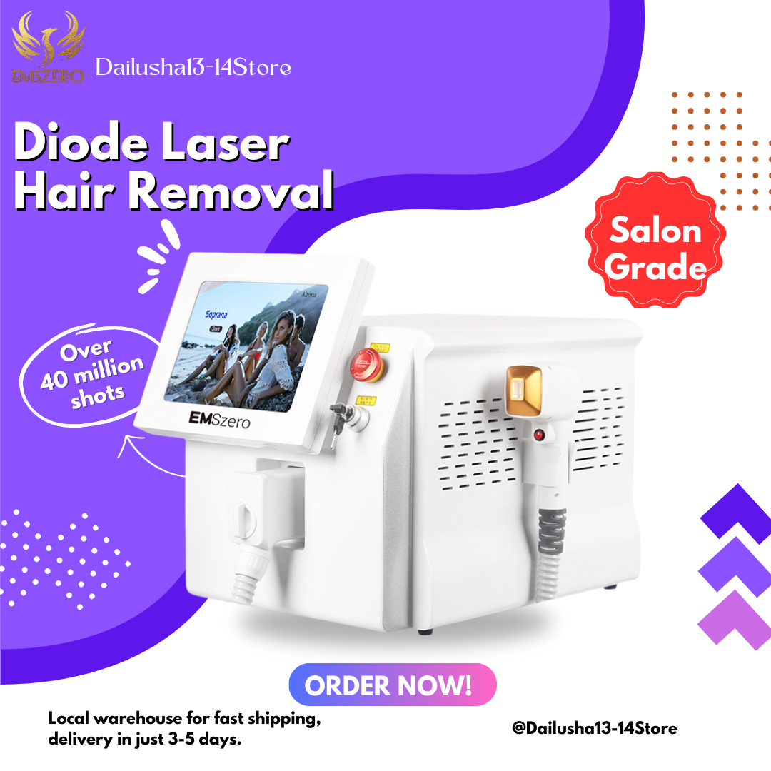 High Power Ice Cooling 755 808 1064 Device Diode Laser Epilator Wavelength Painless 808nm Hair Removal Machine