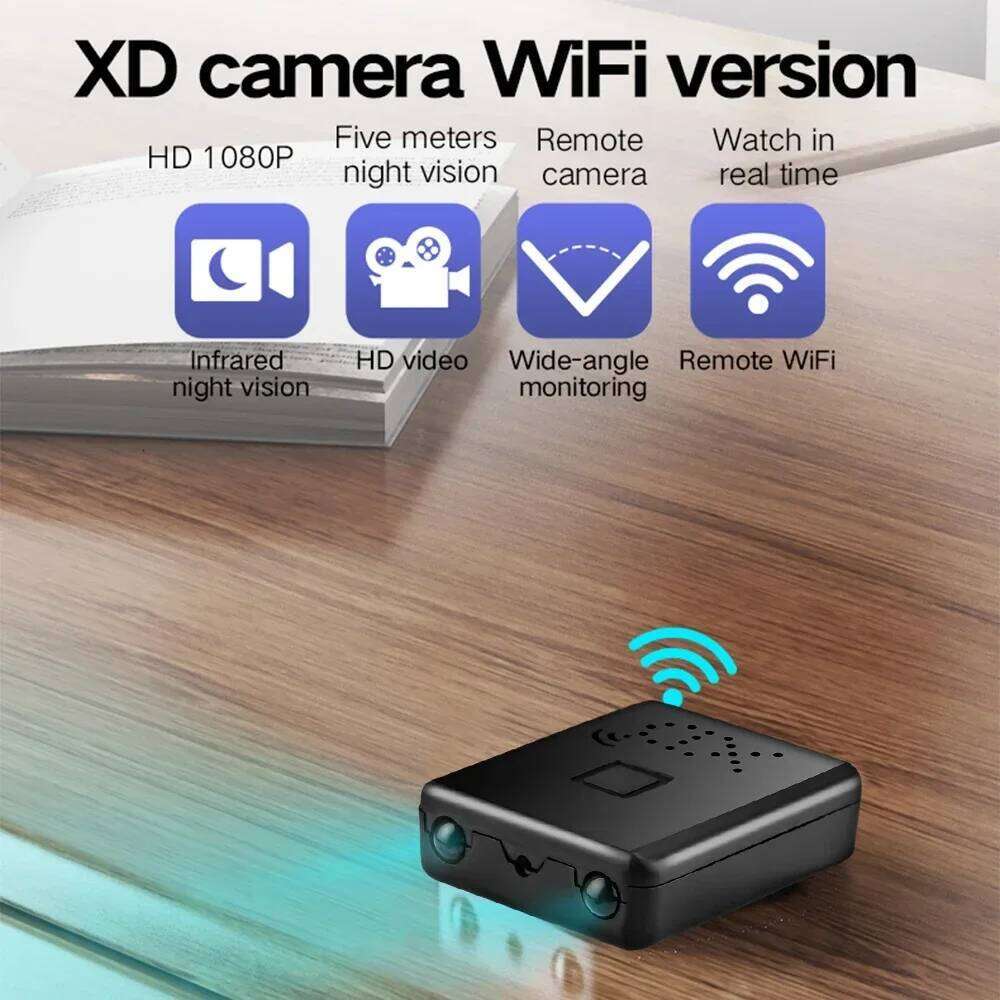 4K Full 1080P Mini Ip Cam XD WiFi Night Vision Camera IR-CUT Motion Detection Security Camcorder HD Video Recorder