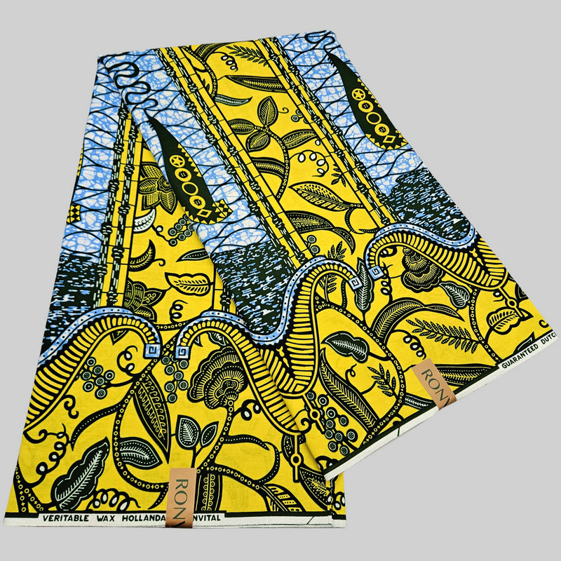 Elegant Veritable Hollandais Wax Printed Textiles | Ideal for Handmade Garments and DIY for Crafting Clothes & Accessories