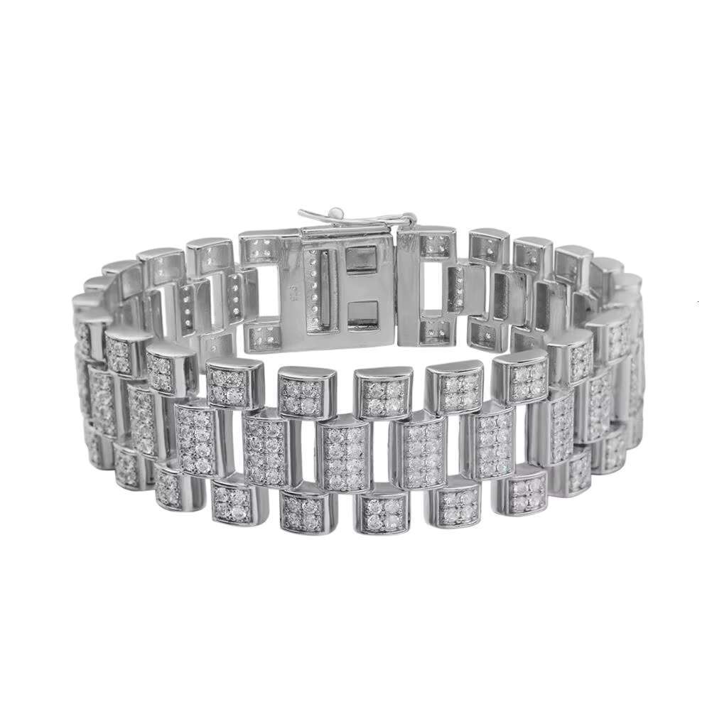 Fine Jewelry Mens 20Mm Oversized Large Chunky No Fade Chunky Miami Silver Curb Cuban Link Chain Bracelets