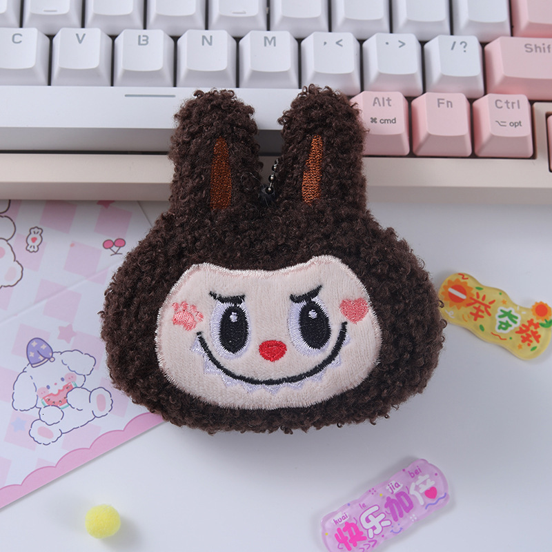 Doll pendants Premium keychains Labub Keychain Plush Toy Vinyl Powerpuff Girls and Other Phone Pendants Keychains DIY Handmade