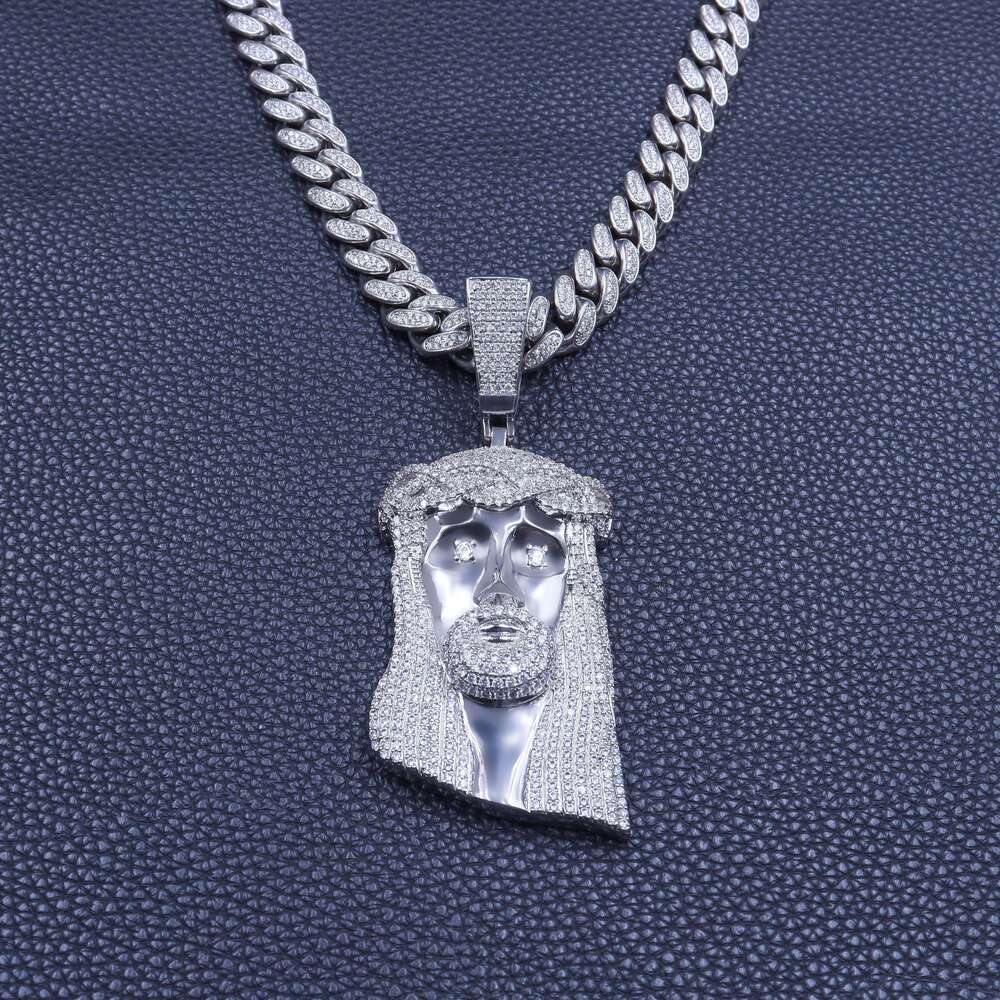 925 Silver Customize Jesus Christ Pendant Iced Out Hip Hop Fine Jewelry VVSD Moissanite Pass Diamond Tester