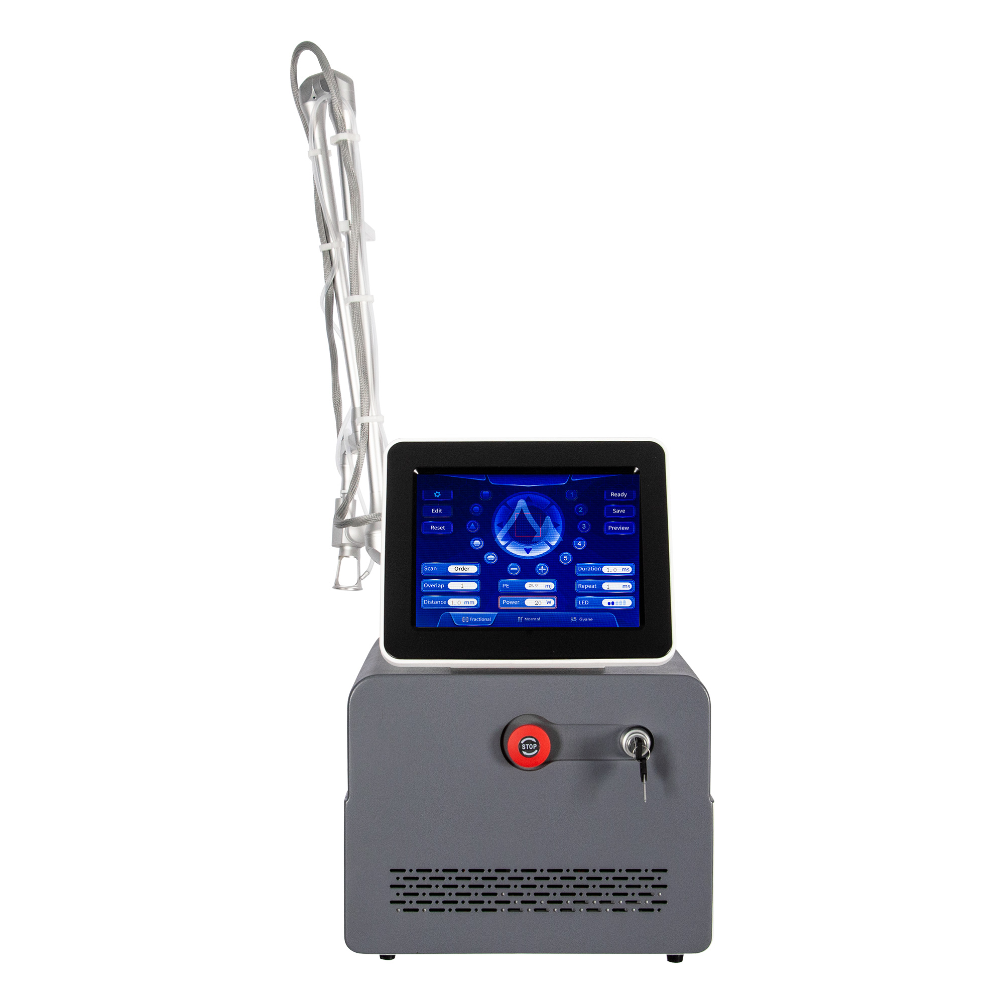 Professional Portable Fractional CO2 Laser Machine 4D Device For Stretch Mark Acne Scar Removal Skin Rejuvenation Salon Clinic Use