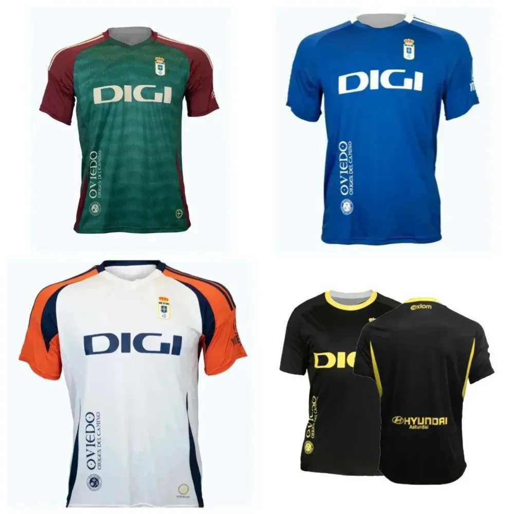 New Mens Womens Soccer Jersey 2025 Real Oviedo Football Shirts Sports Outdoor Casual Training Breathable Quick-Drying T-Shirts z250619