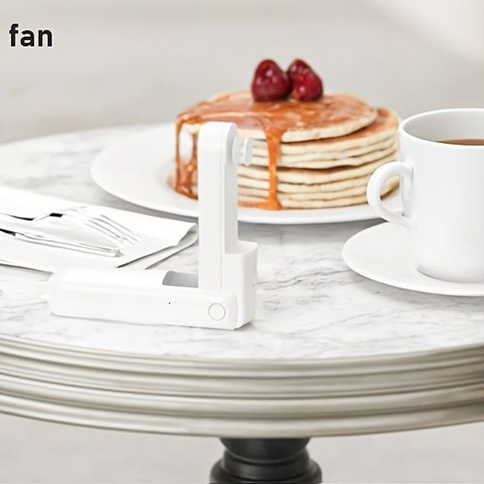 Link to US auction Portable mini fan, 500mAhUSB rechargeable, 3-speed adjustable wind speed, folding handheld personal eyelash fan RY-2023