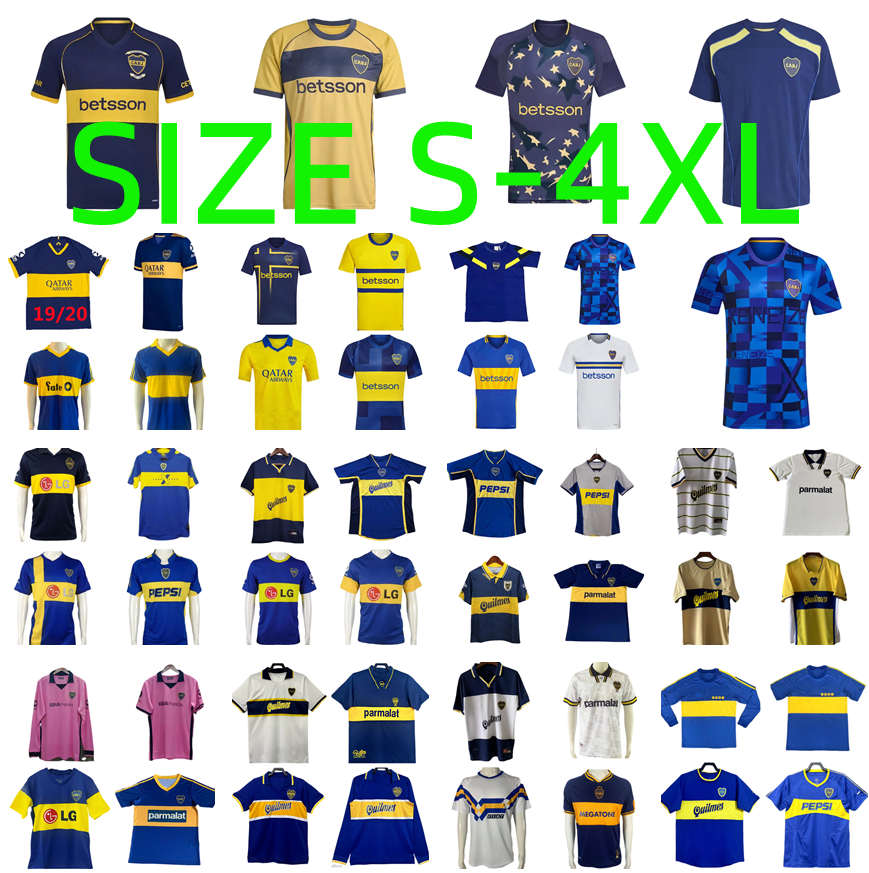 19 20 21 22 23 24 25 26 Boca Juniors CAVANI MARCOS ROJO Soccer Jerseys M.MERENTIEL 2025 2026 Maradona ROMAN Retro 81 82 94 95 96 97 98 00 02 03 05 06 09 10 vintage football SHIRT