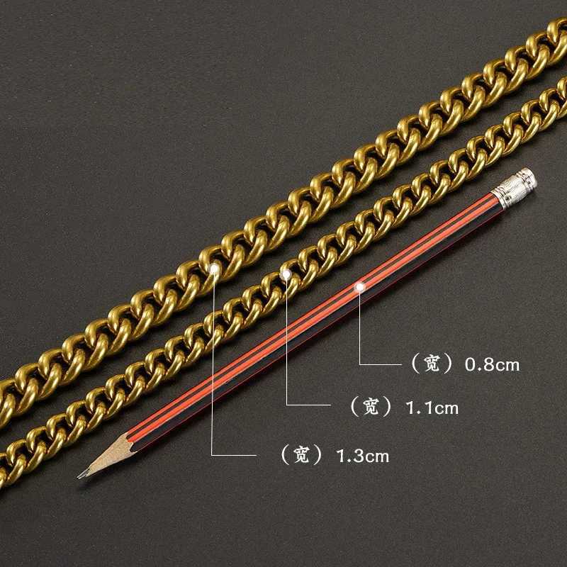 Shoulder Bag Key Chain Bag Women Messenger Bag Strap Replacement Bags Chain Gold Color Bag Parts Accessories XJ250619