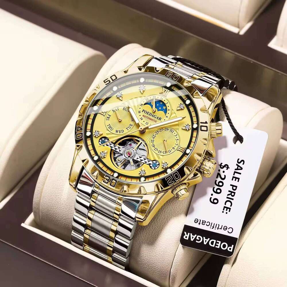 Elegant DHgadgets Chronometer Model 1412 Unisex High-Precision Astronomical Wristwatch