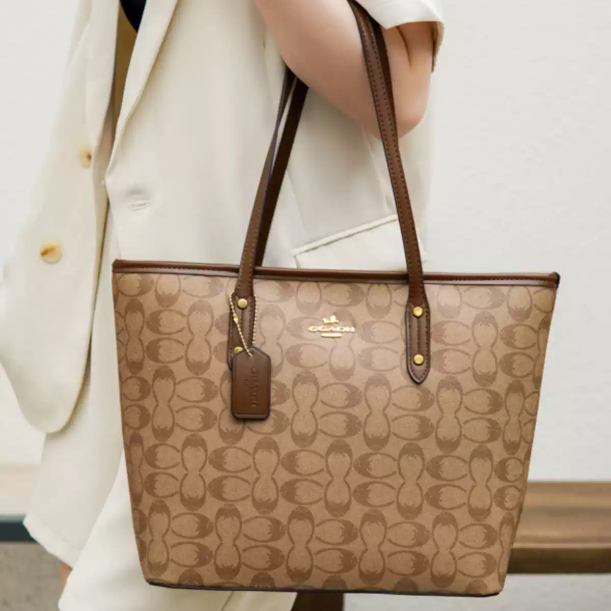 Tote Bag Designer Bag Fashion Handbag Beach Bag Luxury Bag Ladies Leather High Quality Classic Old Flower Large Capacity Underarm Commuter Shopping Ba