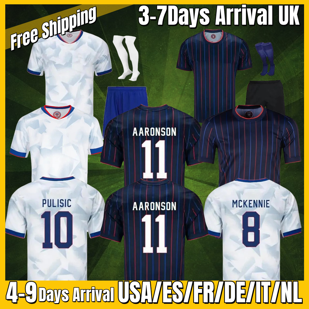 xxxl 4xl 25 26 USAS 4 stars PULISIC soccer jerseys Shirts Kit Home Away Football Shirts 2025 Men Kids Fans Player Version SMITH MORGAN BALOGUN MUSAH McKENNIE ADAMS S-4XL