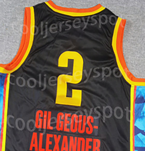 Personalized Custom Gilgeous-Alexander Basketball Jersey Hartenstein Caruso Dort Holmgren Joe Wiggins Williams Name Number Mens Womens Youth 8562