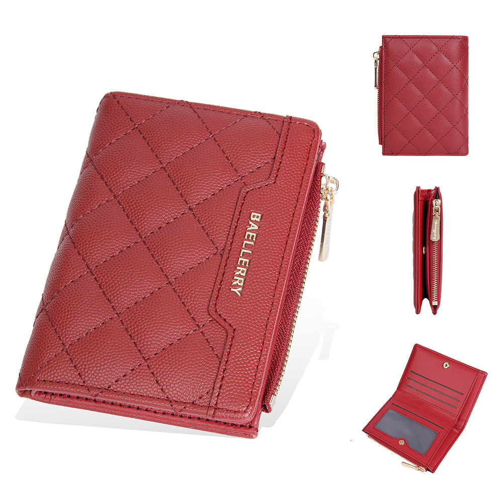 New Women's Luxury Wallet 2025 Short Wallet Multi Card Slot Zipper Designer Wallet Coin Wallet Fashion Women's Wallet