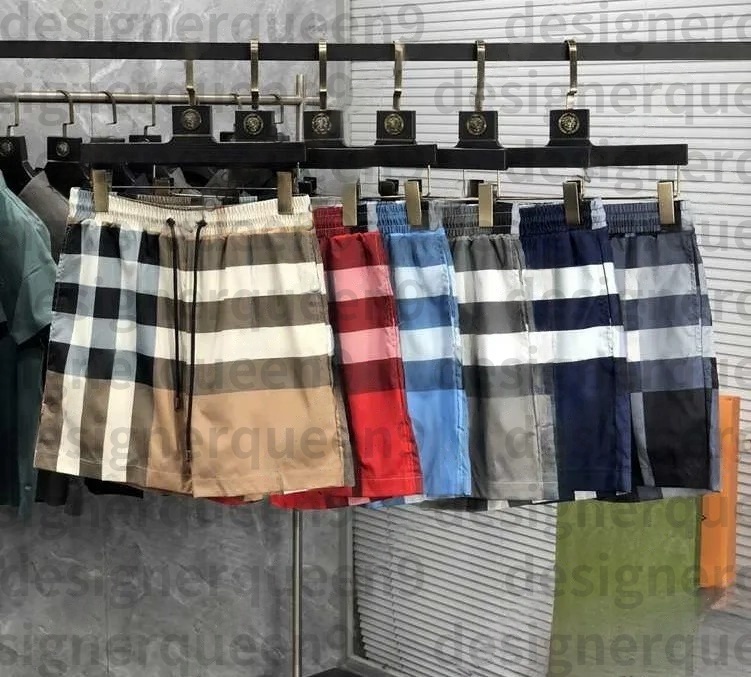 Designer mens fashion shorts plaid stripes European and American brand multiple styles luxury fashion casual swimming quick-drying swimsuit board beach shorts eu