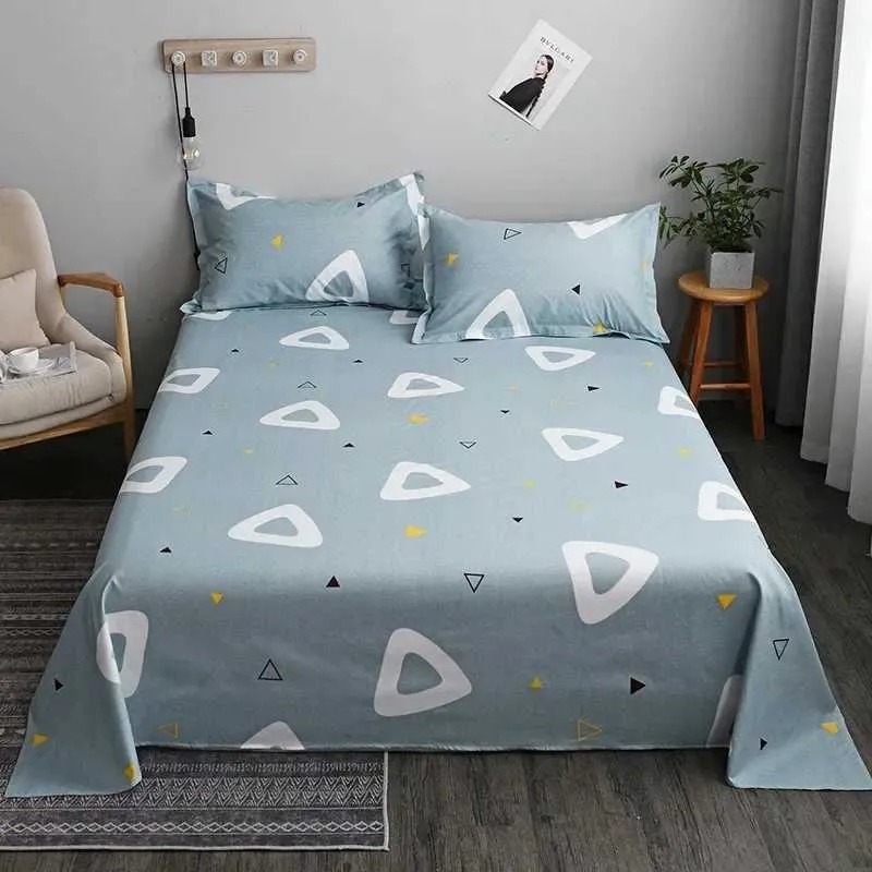 SMYT Premium Quality Cotton Bed Sheets: Stylishly Patterned Full-Length Throw Blankets + Pillowcases Suitable for Both King & Queen Mattresses