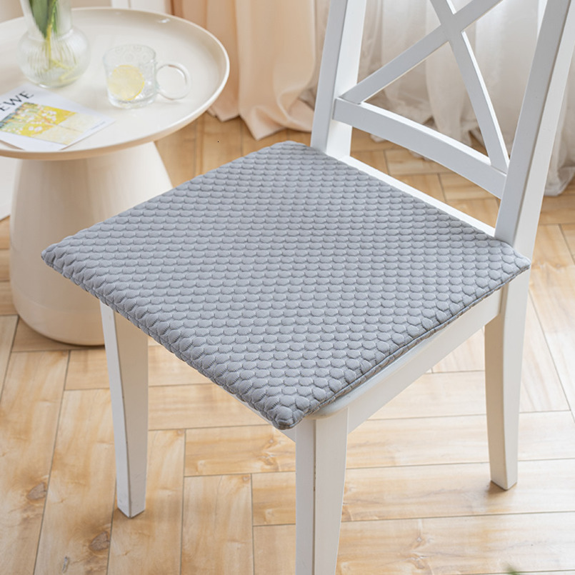Summer Ice Bean Cool Office Long Sitting Soft Butt Chair Breathable Seat Student Worship Cushion
