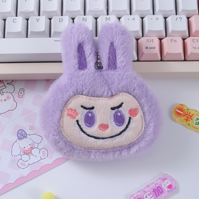 Doll pendants Premium keychains Labub Keychain Plush Toy Vinyl Powerpuff Girls and Other Phone Pendants Keychains DIY Handmade