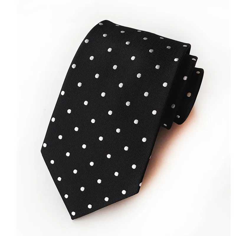 Vintage Mens Ties 8cm Formal Dress Necktie Causal Dot Tie Bussines Wedding Corbatas Bridegroom Party Ties for Men Gift Z250619