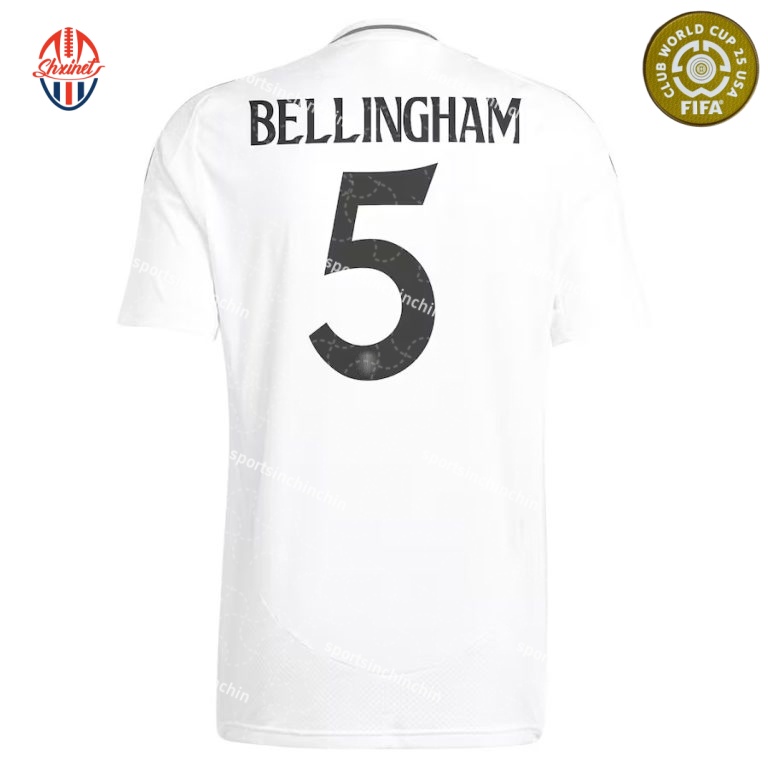 2025 Season Mbappe Bellingham 5 Club World Cup Adult Jerseys 7 Cairo 10 Modric 9 Benzema 8 Kroos Kids Training Sports Match Short Sleeve Casual Soccer