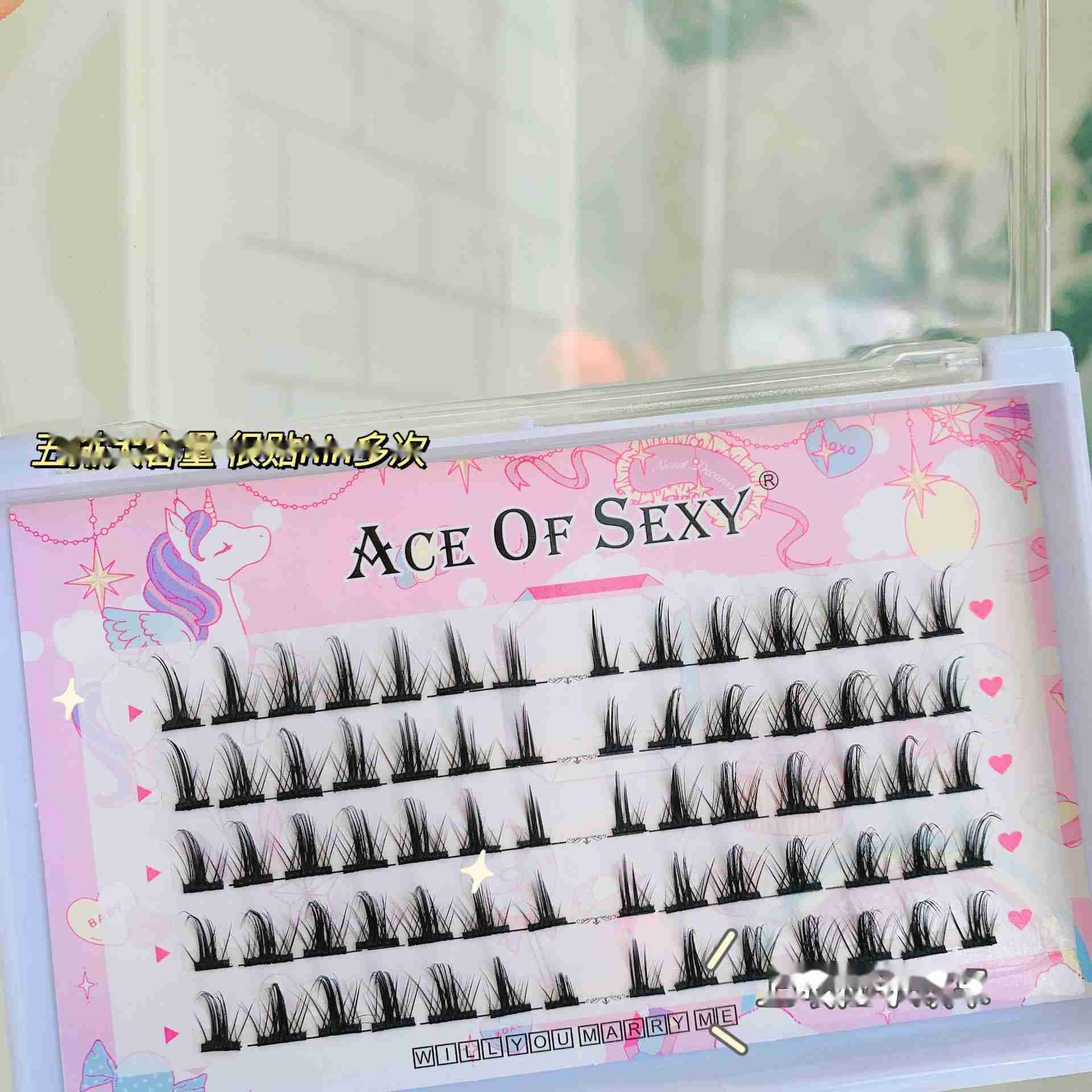COS Manga Version Little Devil Segmental Self-Grafting False Eyelashes Natural Realistic Handmade Eyelashes 250615