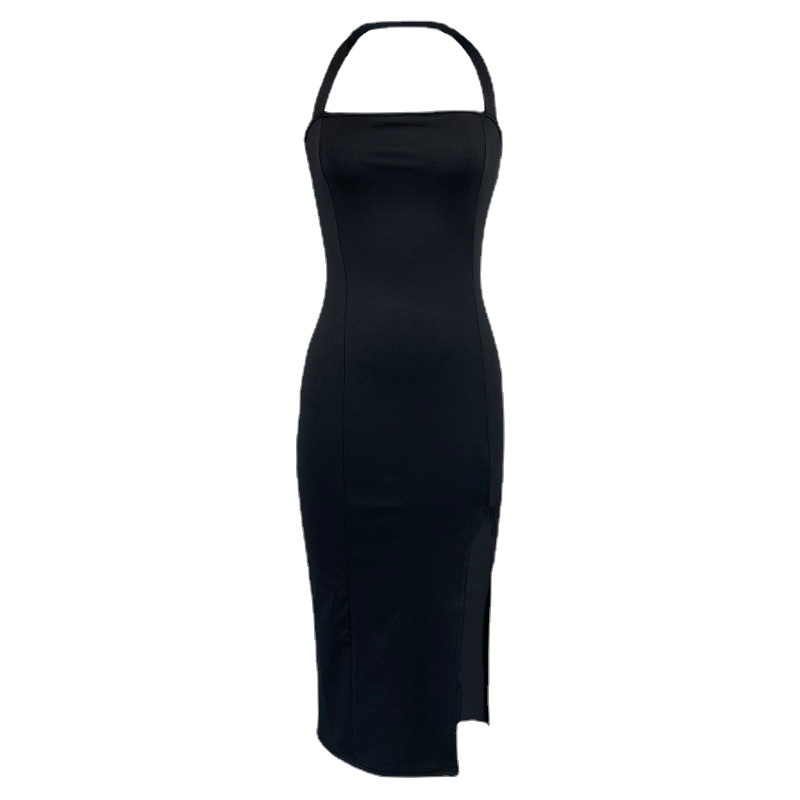 DJ270 Summer new style elegant sexy backless halter dress