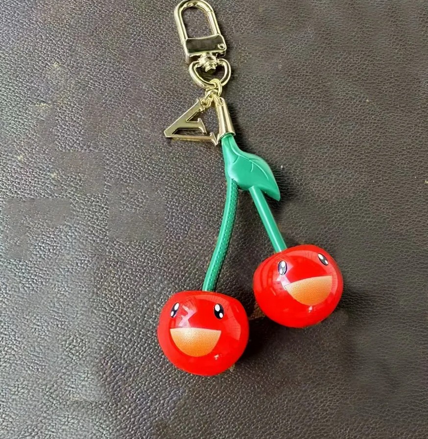 20 color options for 2025 high-end Murakami Takashi collaboration cherry series hanging chain pendant keychain