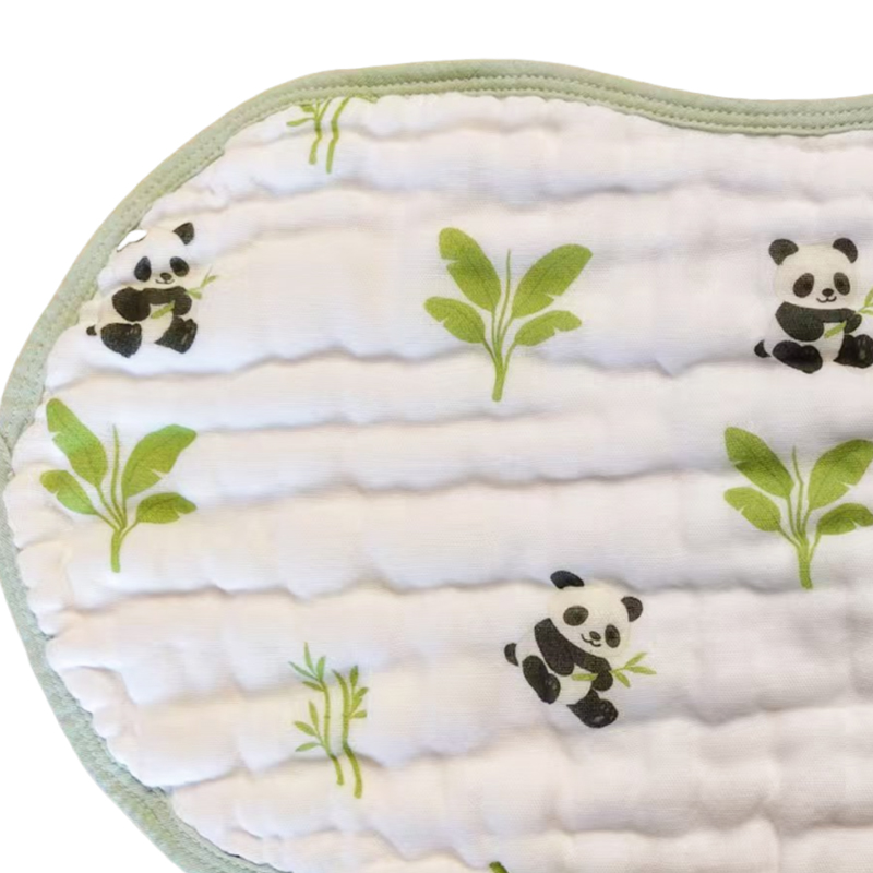 Baby gauze cloud pillow, summer sweat absorbing and breathable, baby and children's anti vomiting milk pillow pad 23*40