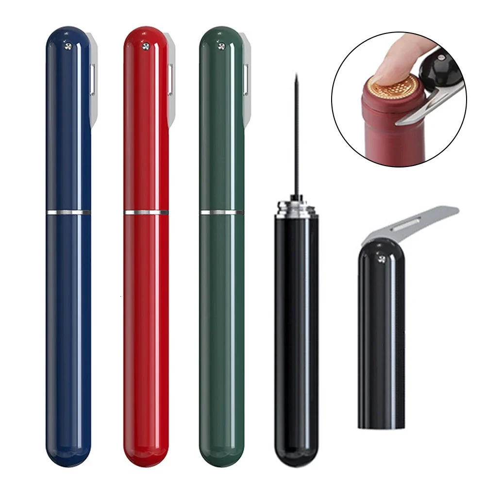 Air Pump Wine Bottle Opener Champagne Openers Pneumatic Corkscrew Safe Stainless Steel Pin Cork Remover Kitchen Bar Tools Acces 250614