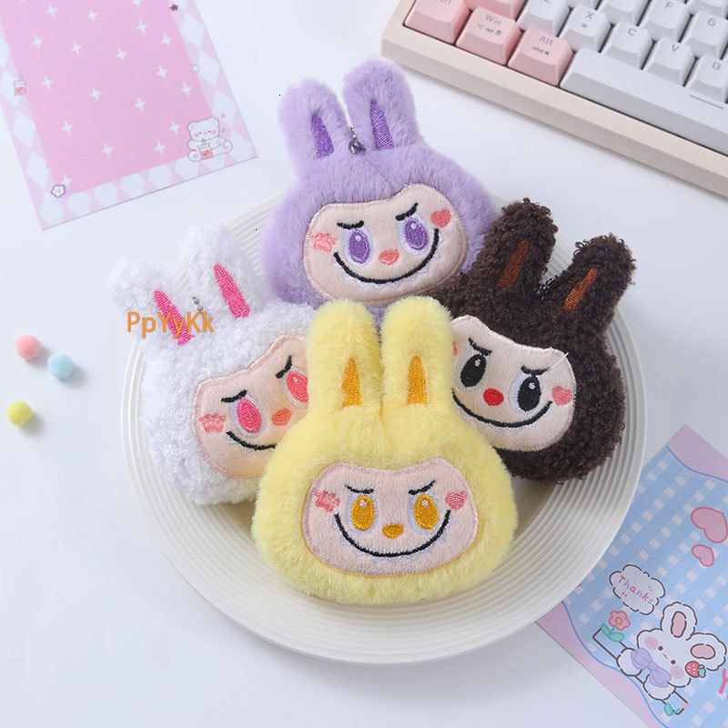 Doll pendants Premium keychains Labub Keychain Plush Toy Vinyl Powerpuff Girls and Other Phone Pendants Keychains DIY Handmade